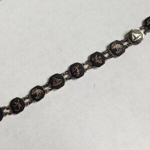 Vintage Nielloware Bracelet